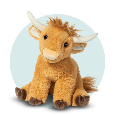 Shop Animals - Image of Highland Cow plush